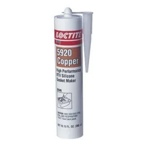 Loctite 82046 5920 Copper, High Performance RTV Silicone Gasket Maker, 300 mL Cartridge, Copper (1 Cartridge)
