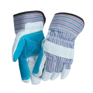 TRUST 4445L ECONOMY DOUBLE PALM WORK GLOVE, 2.5″ RUBBERIZED CUFF, 12/PACK