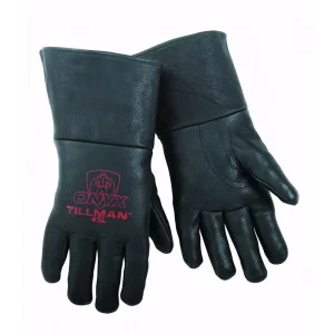 Tillman 45 Black Top Grain Pigskin Oynx MIG Gloves (1 Pair)
