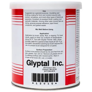Glyptal Red Brush On 1 qt