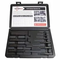 Mayhew Tools 37345 10 Piece Screw Extractor Set with Case, 1/8″ – 13/16″ (1 Set)