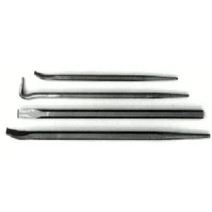 Mayhew Tools 76284 4 Piece EC Pry Bar Set, 14″ and 20″ Line-Up; 16″ Rolling Head; 18″ Chisel (1 Set)