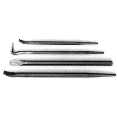 Mayhew Tools 76284 4 Piece EC Pry Bar Set, 14″ and 20″ Line-Up; 16″ Rolling Head; 18″ Chisel (1 Set)