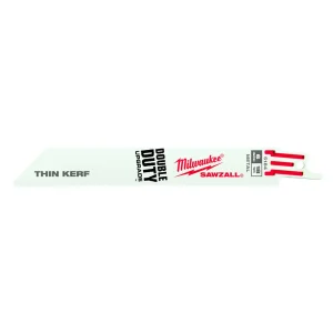 MILWAUKEE® TOOL 48-01-7184 6″ 18 TPI SAWZALL® Blade for Medium Metal Bulk 100