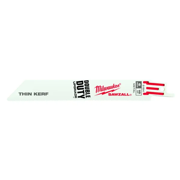 MILWAUKEE® TOOL 48-01-7184 6″ 18 TPI SAWZALL® Blade for Medium Metal Bulk 100
