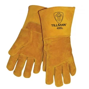 Tillman 495 Rugged Reverse Grain Pigskin Stick Welding Gloves (1 Pair)