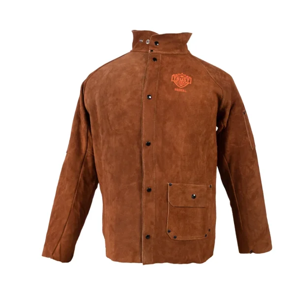 TRUST 5000M 30″ WELDING COAT MEDIUM SIDE SPLIT COWHIDE LEATHER