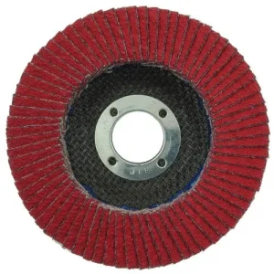 Weiler Tiger Ceramic Flap Disc – 4 1/2″ Type 29 7/8 Arbor 40 Grit 50101