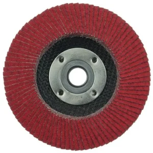 Weiler Tiger Ceramic Flap Disc- 4 1/2″ Type 29 w/Hub 60 Grit 50106