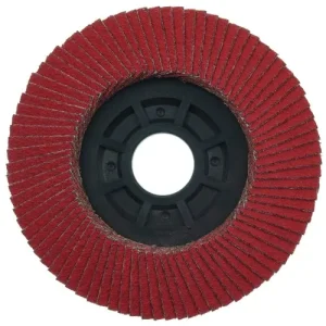 Weiler Tiger Trim Ceramic Flap Disc- 4 1/2″ Type 29 7/8 Arbor 40 Grit 50117