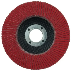 Weiler Tiger Ceramic HD Flap Disc – 4 1/2″ Type 27 7/8 Arbor 40 Grit 50130