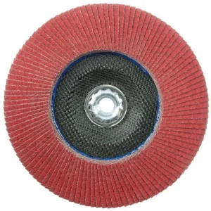 Weiler Tiger Ceramic HD Flap Disc – 7″ Type 27 w/Hub 40 Grit 50139