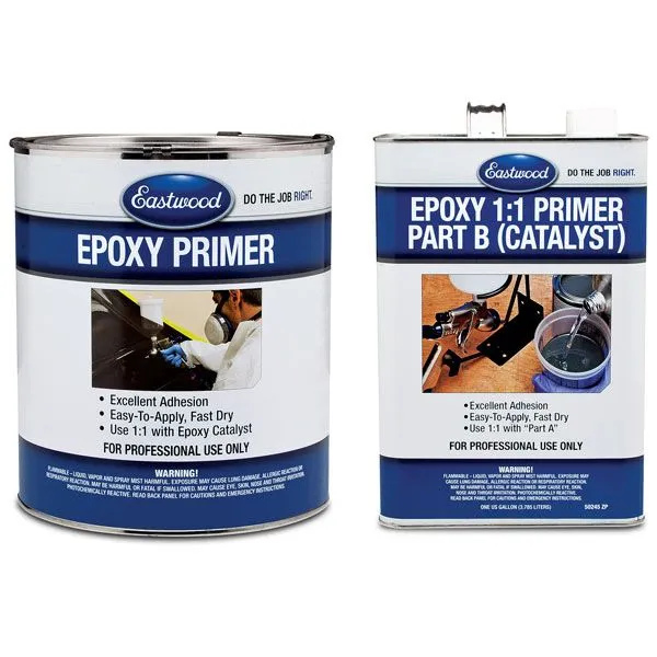Eastwood Gray Epoxy Primer and Catalyst – for Automotive Car Paint – 2 Gallon Kit