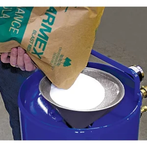 Abrasive Media Funnel Strainer