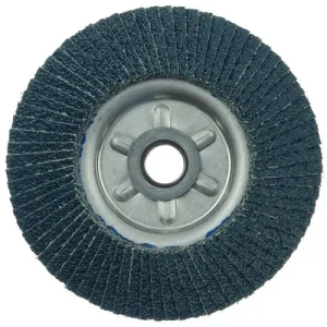 Weiler Tiger Aluminum Back Flap Disc- 4 1/2″ Type 29 w/Hub 40 Grit 50518