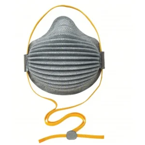 MOLDEX 4800 PARTICULATE RESPIRATOR AIRWAVE N95 OZONE/ORGANIC VAPOR ADJUSTABLE STRAP, 10/PACK