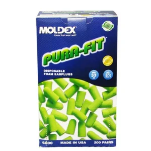 MOLDEX 6800 PURA-FIT DISPOSABLE EARPLUGS UNCORDED, 200/BOX