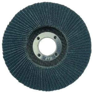Weiler Tiger Big Cat Flap Disc – 4 1/2″ Type 27 7/8 Arbor 40 Grit 50803