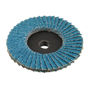 Weiler 50914 3″ BobCat Mini Abrasive Flap Disc, Flat (TY27), Type S Mount, 60Z, 10/BOX