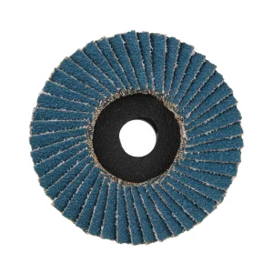 Weiler 50935 2″ BobCat Mini Abrasive Flap Disc, Flat (TY27), Type S Mount, 80Z, 10/BOX