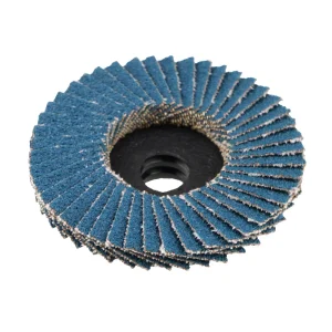 Weiler 50935 2″ BobCat Mini Abrasive Flap Disc, Flat (TY27), Type S Mount, 80Z, 10/BOX