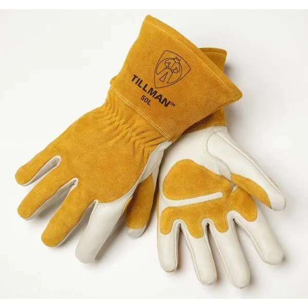Tillman 50LL Top Grain Cowhide Lined/Split Back MIG Welding Gloves (Left Hand ONLY)