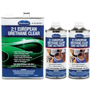 Eastwood 2:1 European Urethane Clear and Activators for Automotive Car Paint – Gallon +
