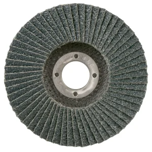 Weiler 51161 4-1/2″ Tiger Paw Super High Density Flap Disc, Flat (TY27), Phenolic Backing, 40Z, 7/8″ Arbor Hole, 10/BOX