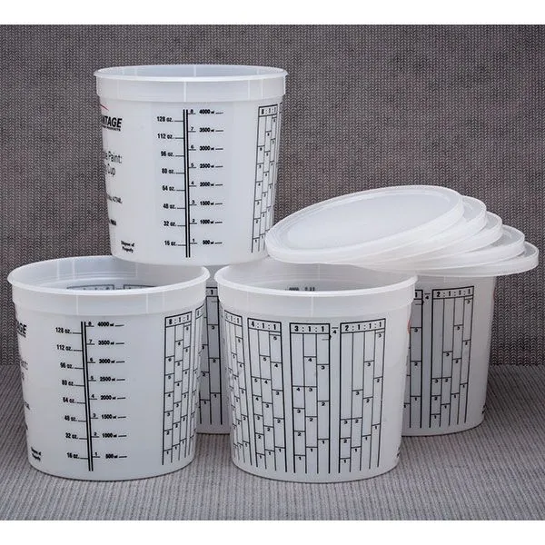 Universal Mixing Cups 5 Qt Cups – 5 Pc Set
