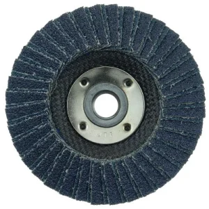 Weiler Tiger X Flap Disc – 4-1/2″ Type 29 w/Hub 40 Grit 51205