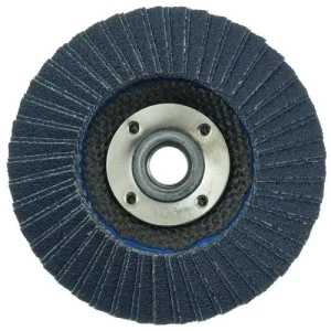 Weiler Tiger X Flap Disc – 4-1/2″ Type 29 w/Hub 80 Grit 51207