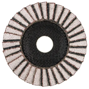Weiler 51253 4-1/2″ Tiger Aluminum Flap Disc, Flat (TY27), Phenolic Backing, 60Z, 7/8″ Arbor Hole, 10/BOX