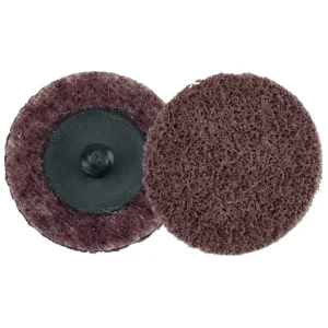 Weiler 51531 2″ Non-Woven Surface Conditioning Disc, Plastic Button Style, AO – Medium, 50/BOX