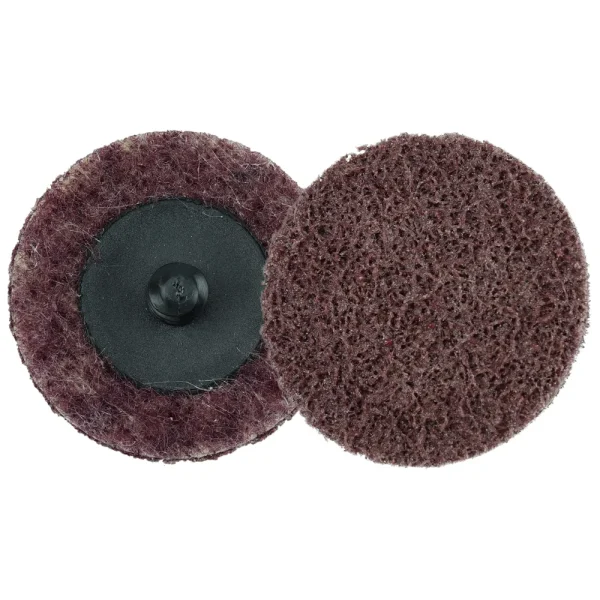 Weiler 51531 2″ Non-Woven Surface Conditioning Disc, Plastic Button Style, AO – Medium, 50/BOX