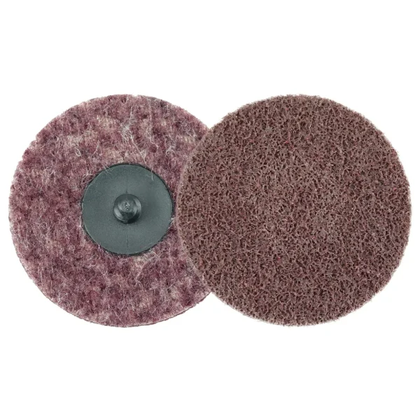 Weiler 51534 3″ Non-Woven Surface Conditioning Disc, Plastic Button Style, AO – Medium, 25/BOX