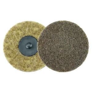 Weiler 51535 3″ Non-Woven Surface Conditioning Disc, Plastic Button Style, AO – Coarse, 25/BOX