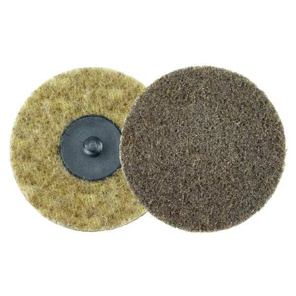 Weiler 51535 3″ Non-Woven Surface Conditioning Disc, Plastic Button Style, AO – Coarse, 25/BOX