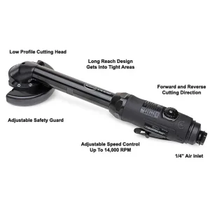 Eastwood 4 Inch Extended Reach Air Cut Off Tool w/forward and reverse