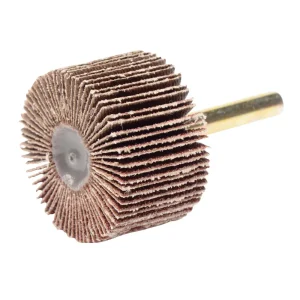 Weiler 52009 1-1/2″ x 1″ Tiger Coated Abrasive Flap Wheel, 1/4″ Stem, 60AO, 10/BOX