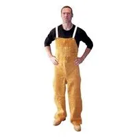 Tillman 5300 54″ Brown Leather Split Leg Bib Apron (1 Apron)