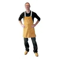 Tillman 5320 28″ Brown Leather Bib Apron (1 Apron)