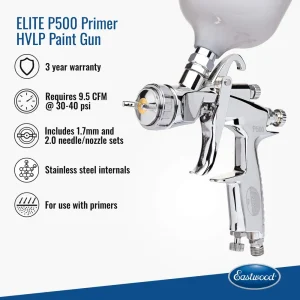 Eastwood Elite P500 Primer HVLP Paint Gun