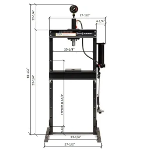 Eastwood 12 Ton Shop Press