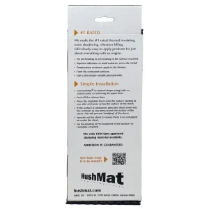 HushMat Multi Use Kit – Stealth Black Foil with Self-Adhesive Butyl 10150