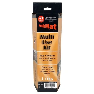 HushMat Multi Use Kit – Stealth Black Foil with Self-Adhesive Butyl 10150