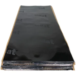 HushMat Floor/Firewall Kit – Stealth Black Foil with Self-Adhesive Butyl 10400