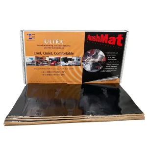 HushMat Bulk Kit – Stealth Black Foil with Self-Adhesive Butyl-30 Sheets 10500