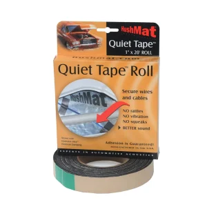 HushMat Quiet Tape Shop Roll – One 1 Inchx20’x1mm Single Side Foam Tape ea 30300