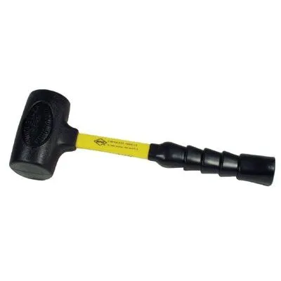 Nupla 10-035 Power Drive Dead Blow Hammers, 3 lb Head, 14 1/2 in Handle, Yellow (1 EA)