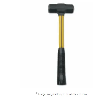 Nupla 27-035 Blacksmith’s Double-Face Steel-Head Sledge Hammer, 3 lb, 14 in SG Grip Handle (1 EA)